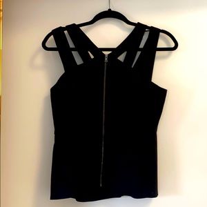 BCBG peplum top